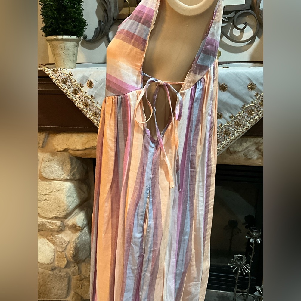 Free People Nora Stripped Jumpsuit - Picture 8 of 15